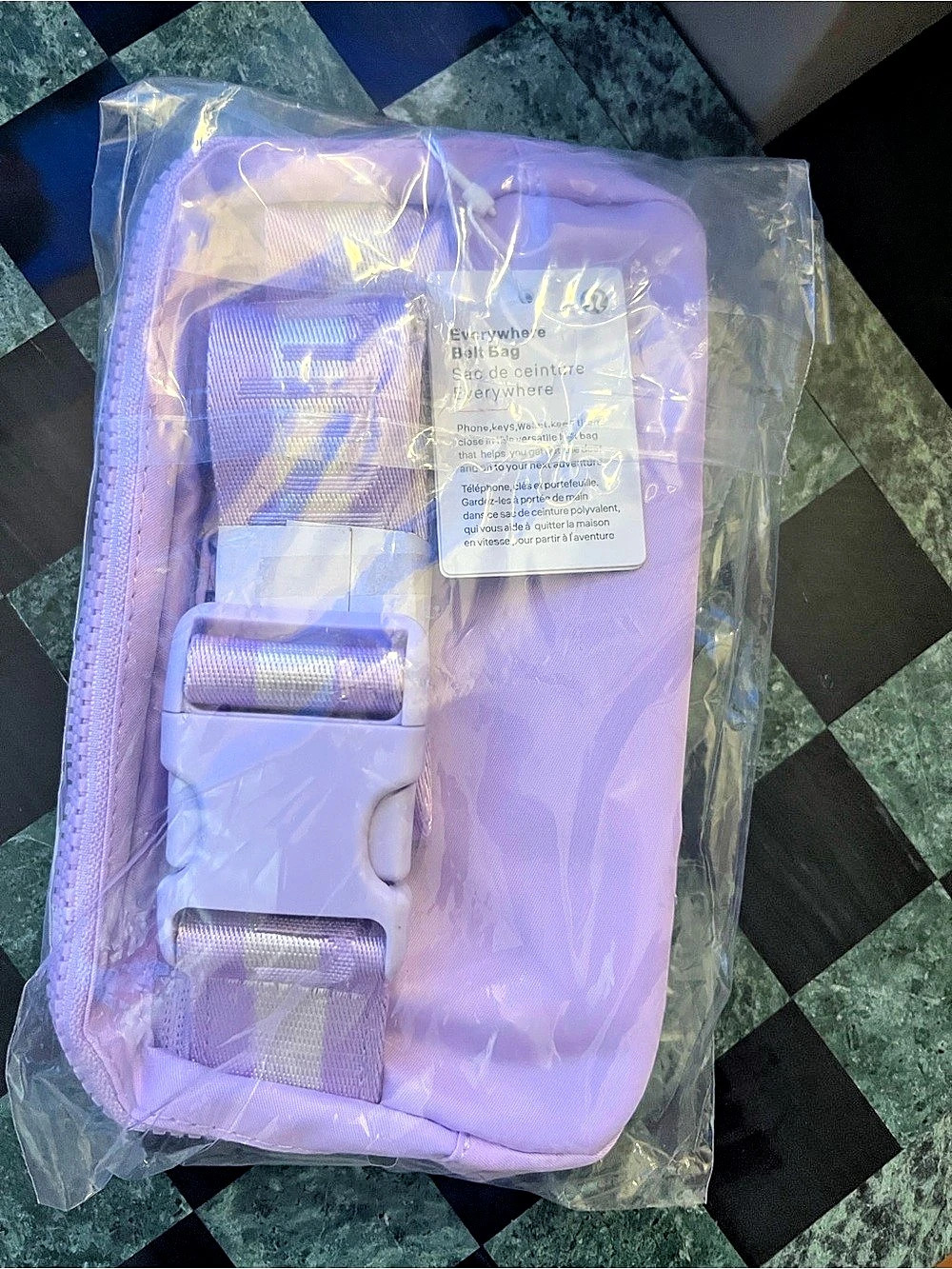 Lululemon Everywhere Belt Bag 1L Purple Cosmetic Pouch